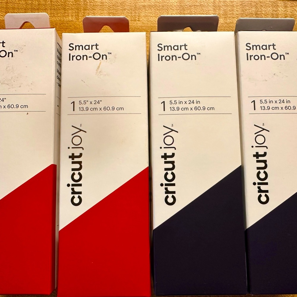 4 Pack Smart Iron on for Cricut Joy.